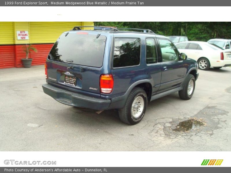 Medium Wedgewood Blue Metallic / Medium Prairie Tan 1999 Ford Explorer Sport