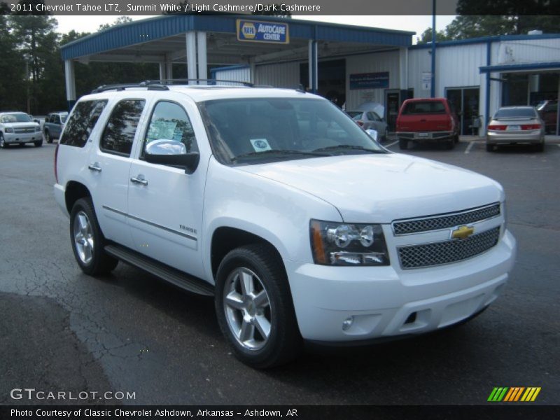 Summit White / Light Cashmere/Dark Cashmere 2011 Chevrolet Tahoe LTZ