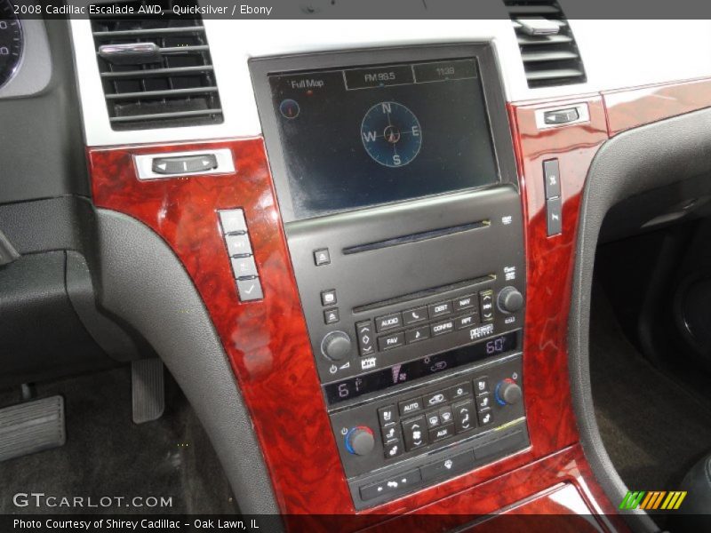 Quicksilver / Ebony 2008 Cadillac Escalade AWD