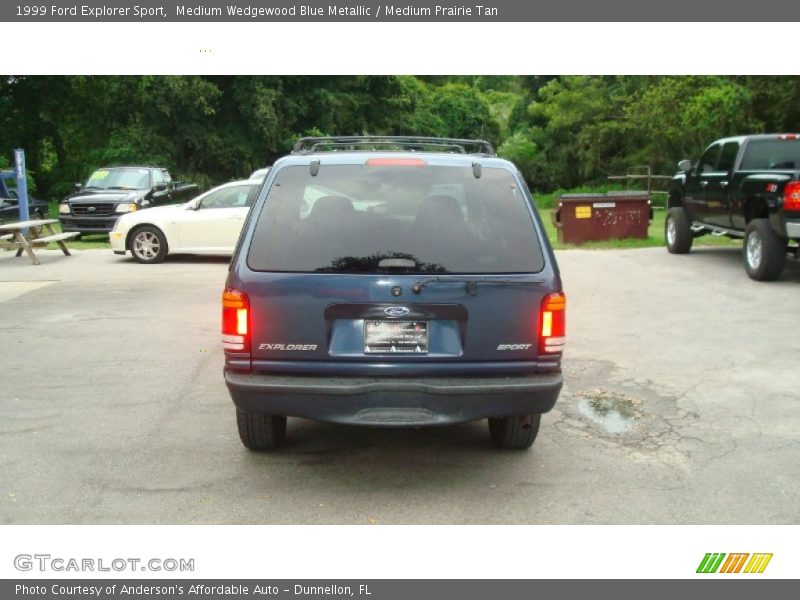 Medium Wedgewood Blue Metallic / Medium Prairie Tan 1999 Ford Explorer Sport