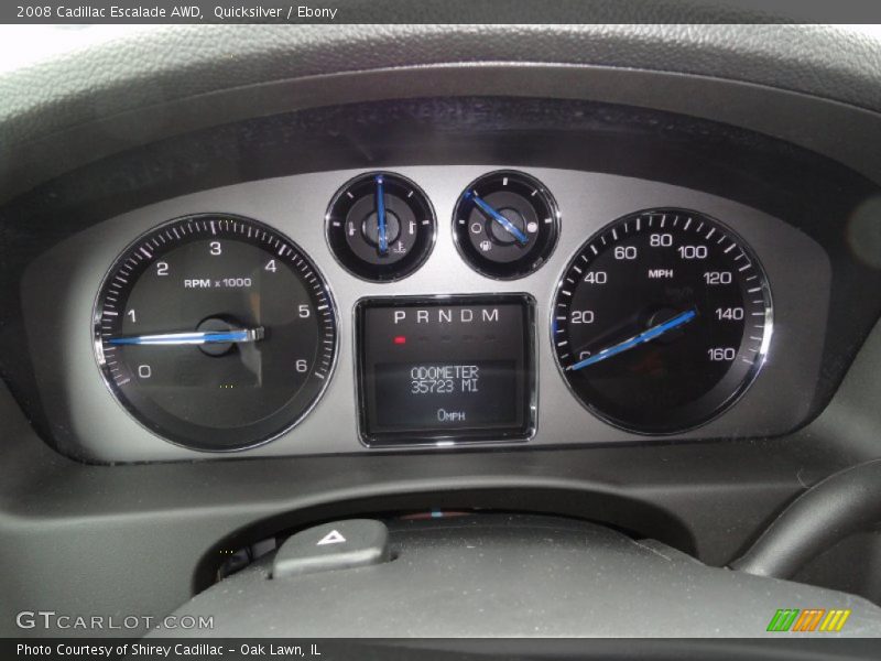 Quicksilver / Ebony 2008 Cadillac Escalade AWD