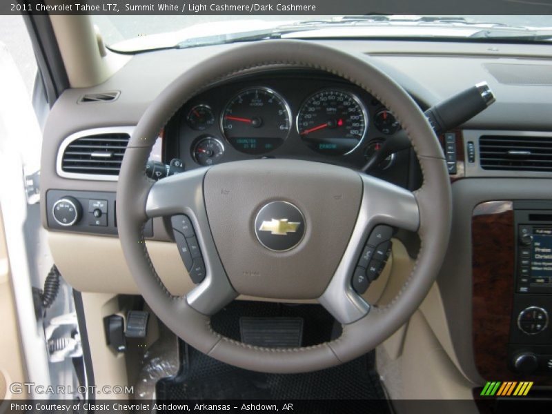 Summit White / Light Cashmere/Dark Cashmere 2011 Chevrolet Tahoe LTZ
