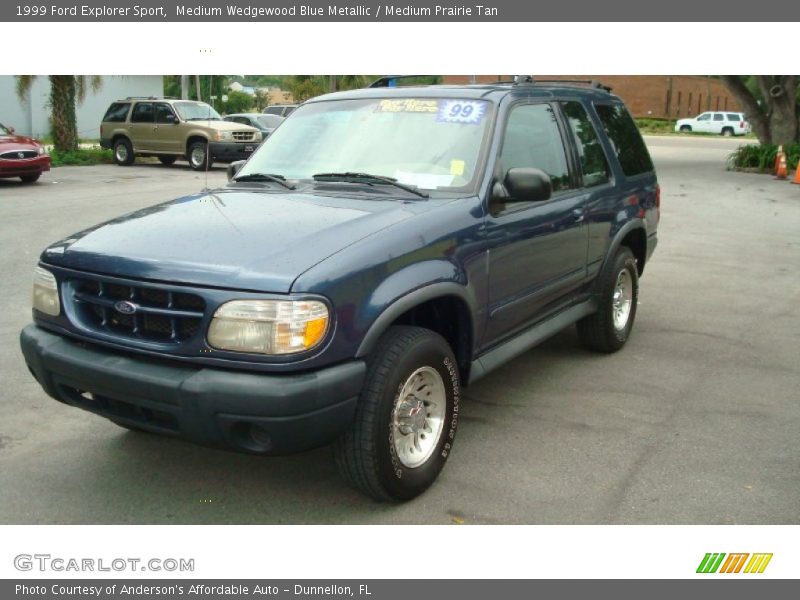 Medium Wedgewood Blue Metallic / Medium Prairie Tan 1999 Ford Explorer Sport