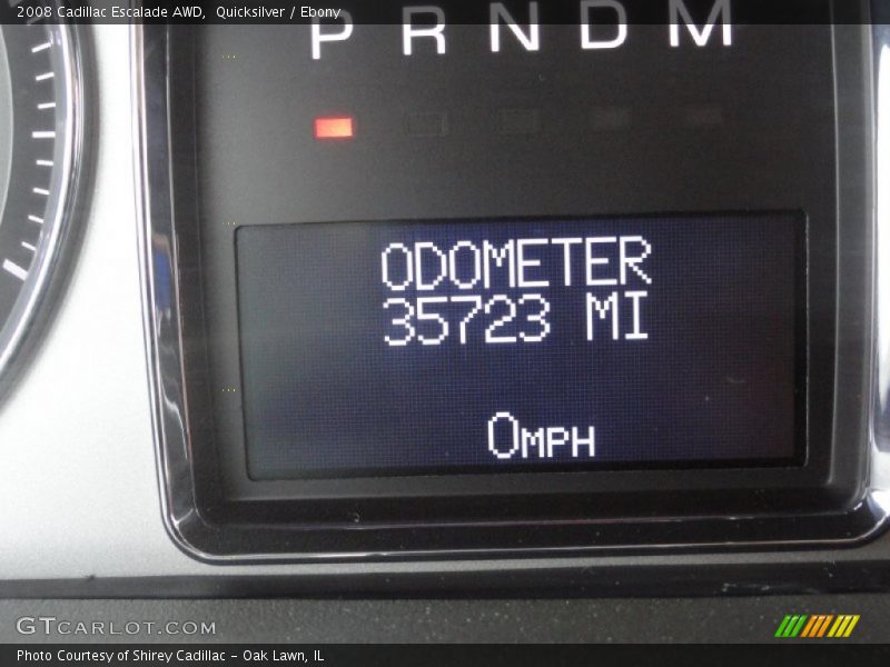Quicksilver / Ebony 2008 Cadillac Escalade AWD