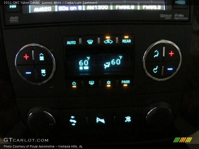 Summit White / Cocoa/Light Cashmere 2011 GMC Yukon Denali