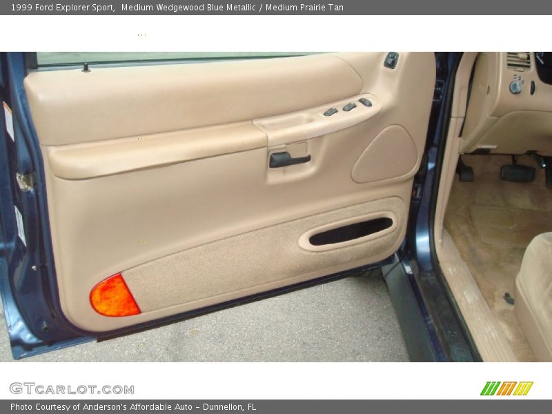 Medium Wedgewood Blue Metallic / Medium Prairie Tan 1999 Ford Explorer Sport