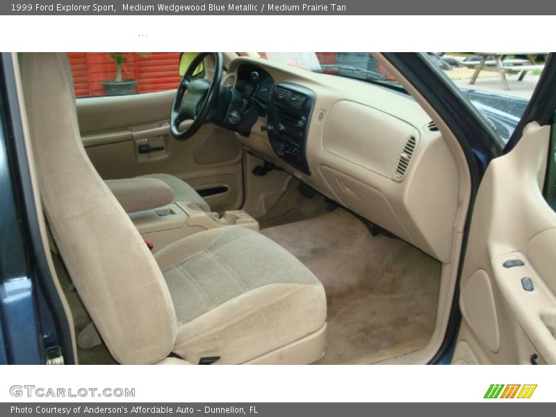Medium Wedgewood Blue Metallic / Medium Prairie Tan 1999 Ford Explorer Sport