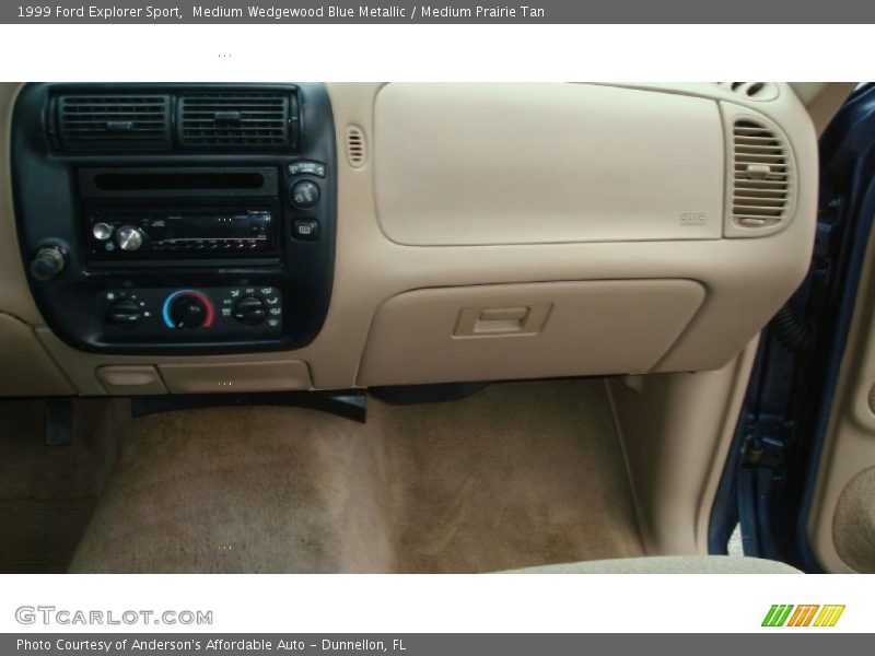 Medium Wedgewood Blue Metallic / Medium Prairie Tan 1999 Ford Explorer Sport