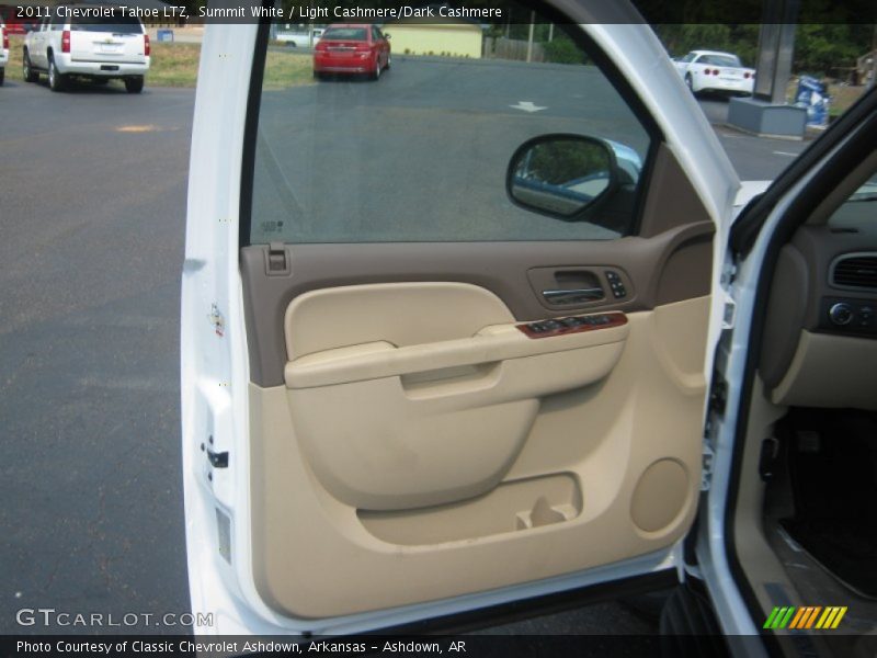 Summit White / Light Cashmere/Dark Cashmere 2011 Chevrolet Tahoe LTZ