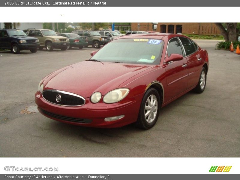 Cardinal Red Metallic / Neutral 2005 Buick LaCrosse CXL