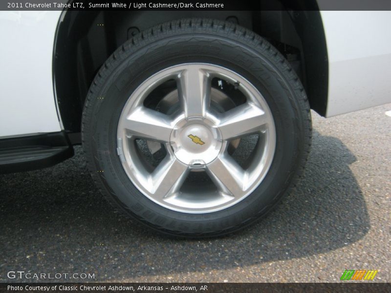 Summit White / Light Cashmere/Dark Cashmere 2011 Chevrolet Tahoe LTZ
