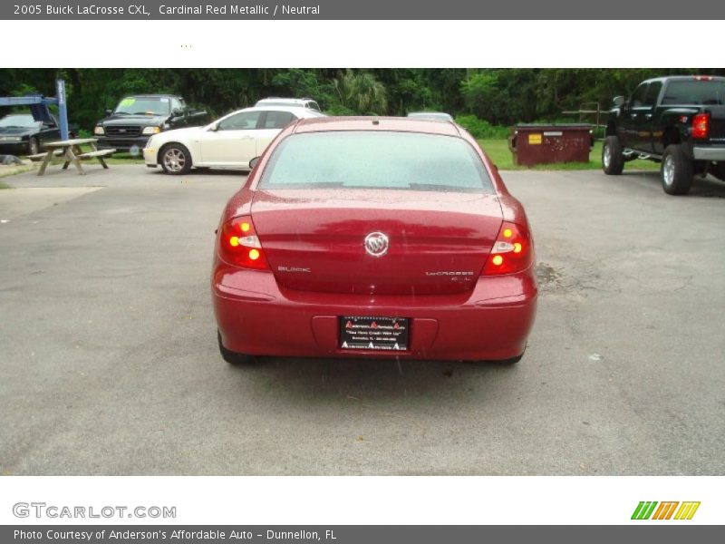 Cardinal Red Metallic / Neutral 2005 Buick LaCrosse CXL