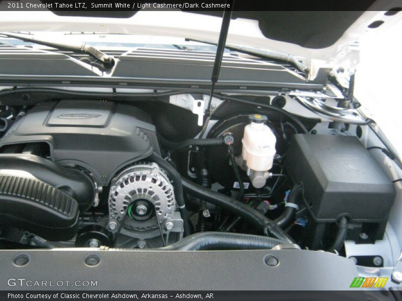 Summit White / Light Cashmere/Dark Cashmere 2011 Chevrolet Tahoe LTZ