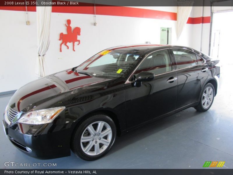 Obsidian Black / Black 2008 Lexus ES 350