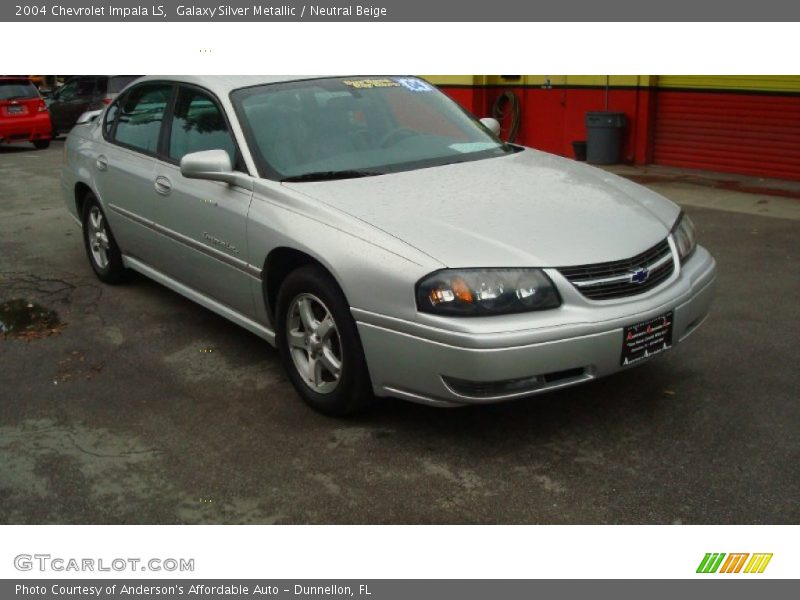 Galaxy Silver Metallic / Neutral Beige 2004 Chevrolet Impala LS