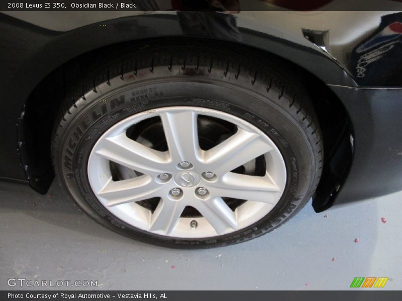 Obsidian Black / Black 2008 Lexus ES 350