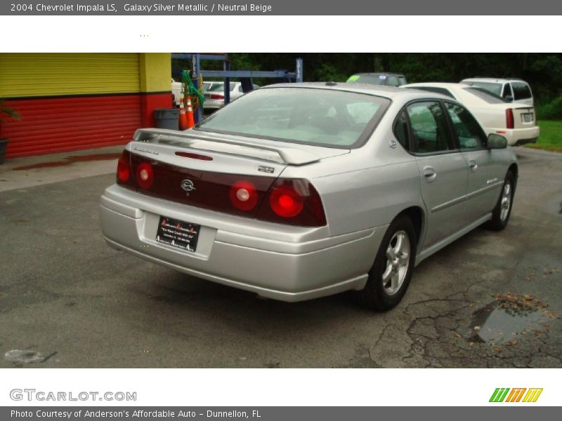 Galaxy Silver Metallic / Neutral Beige 2004 Chevrolet Impala LS