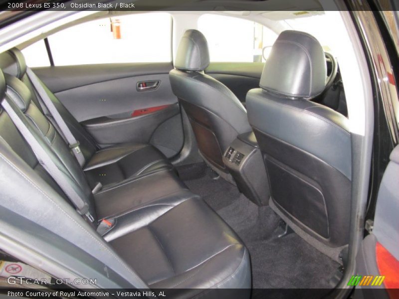 Obsidian Black / Black 2008 Lexus ES 350