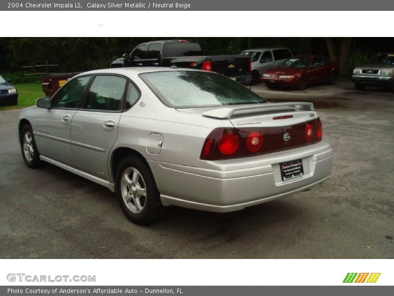 Galaxy Silver Metallic / Neutral Beige 2004 Chevrolet Impala LS
