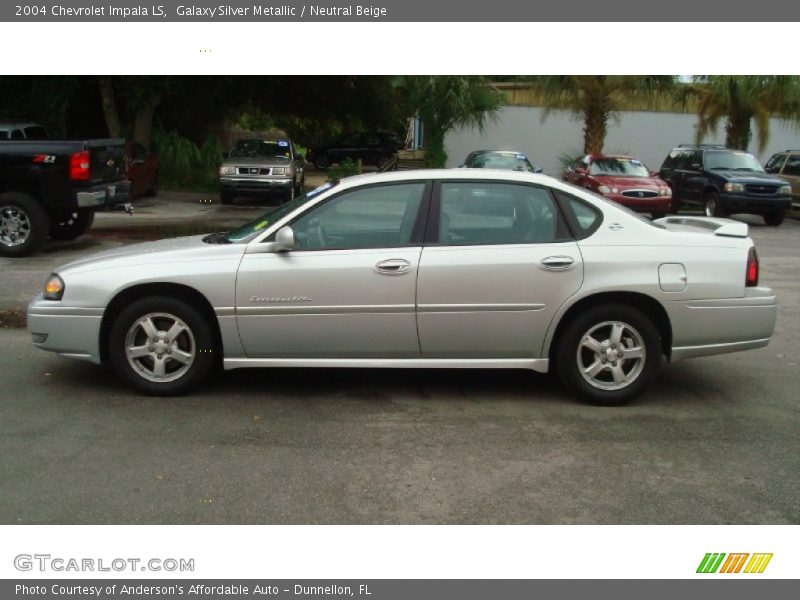 Galaxy Silver Metallic / Neutral Beige 2004 Chevrolet Impala LS