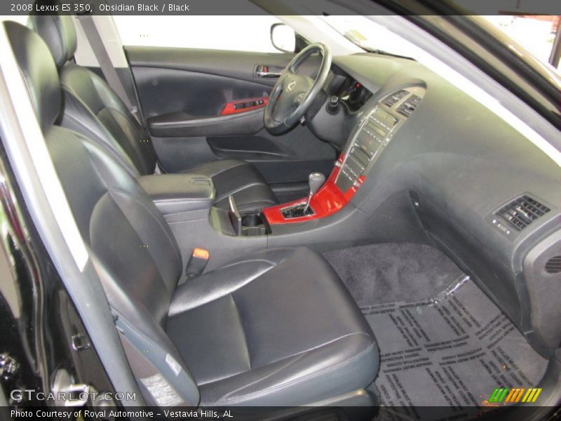 Obsidian Black / Black 2008 Lexus ES 350
