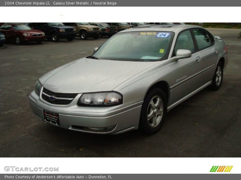 Galaxy Silver Metallic / Neutral Beige 2004 Chevrolet Impala LS