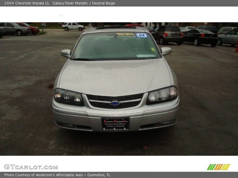 Galaxy Silver Metallic / Neutral Beige 2004 Chevrolet Impala LS