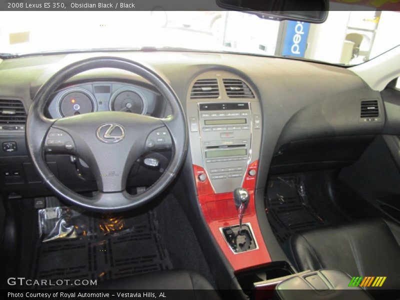 Obsidian Black / Black 2008 Lexus ES 350