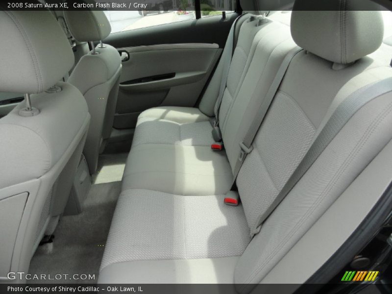 Carbon Flash Black / Gray 2008 Saturn Aura XE