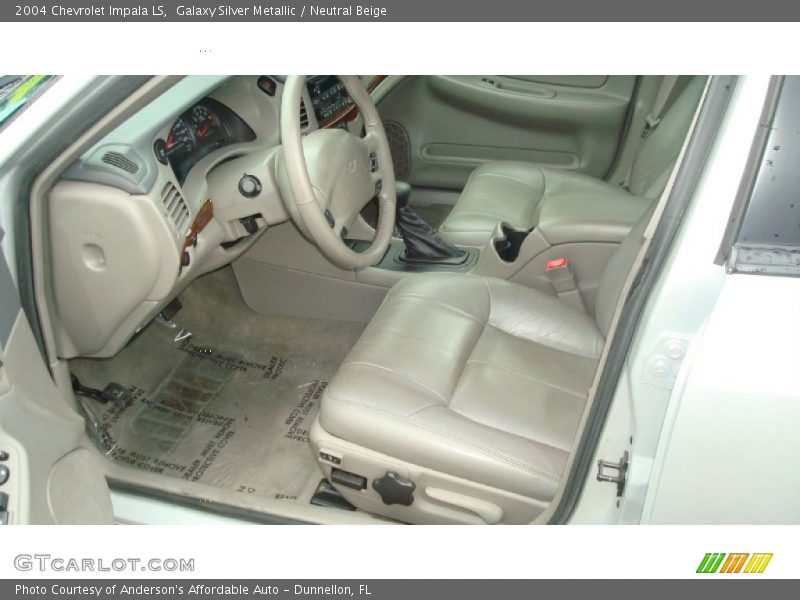 Galaxy Silver Metallic / Neutral Beige 2004 Chevrolet Impala LS