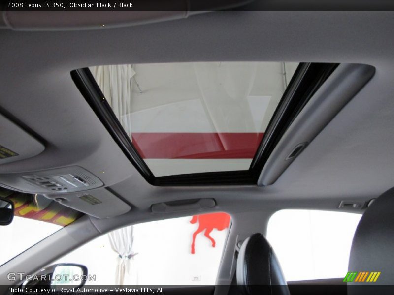 Obsidian Black / Black 2008 Lexus ES 350