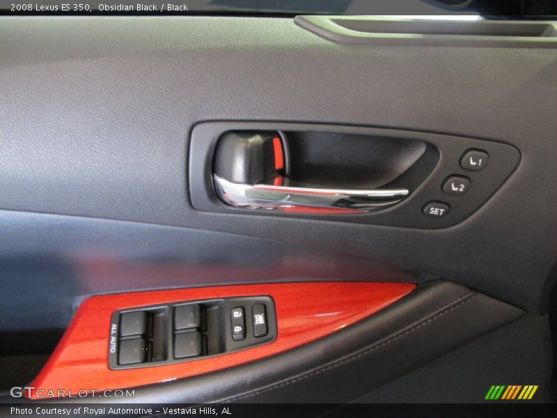 Obsidian Black / Black 2008 Lexus ES 350