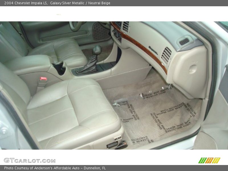Galaxy Silver Metallic / Neutral Beige 2004 Chevrolet Impala LS