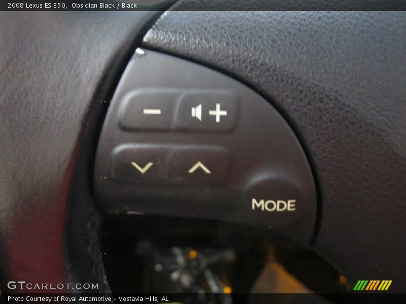Obsidian Black / Black 2008 Lexus ES 350