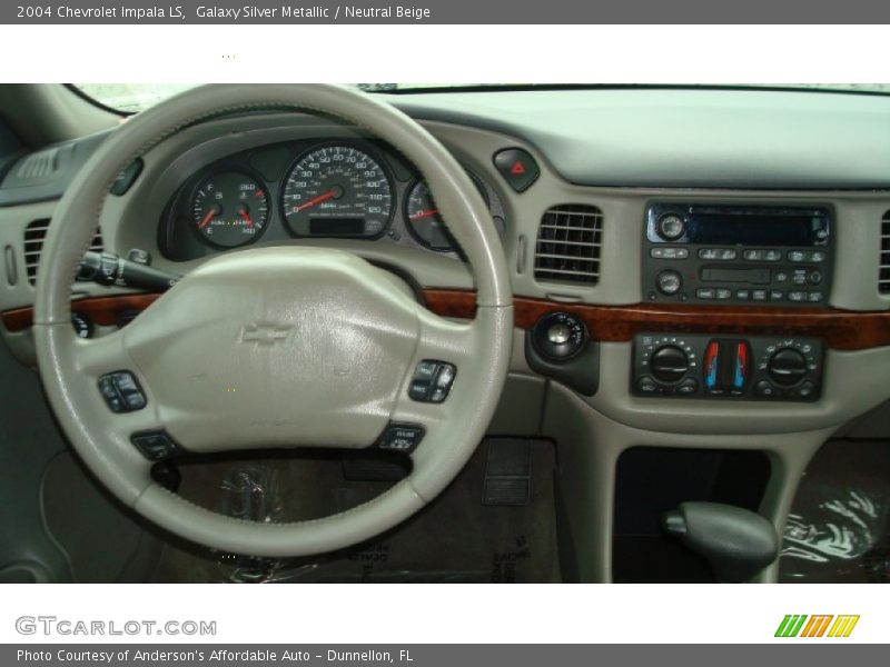 Galaxy Silver Metallic / Neutral Beige 2004 Chevrolet Impala LS