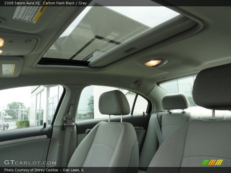 Carbon Flash Black / Gray 2008 Saturn Aura XE
