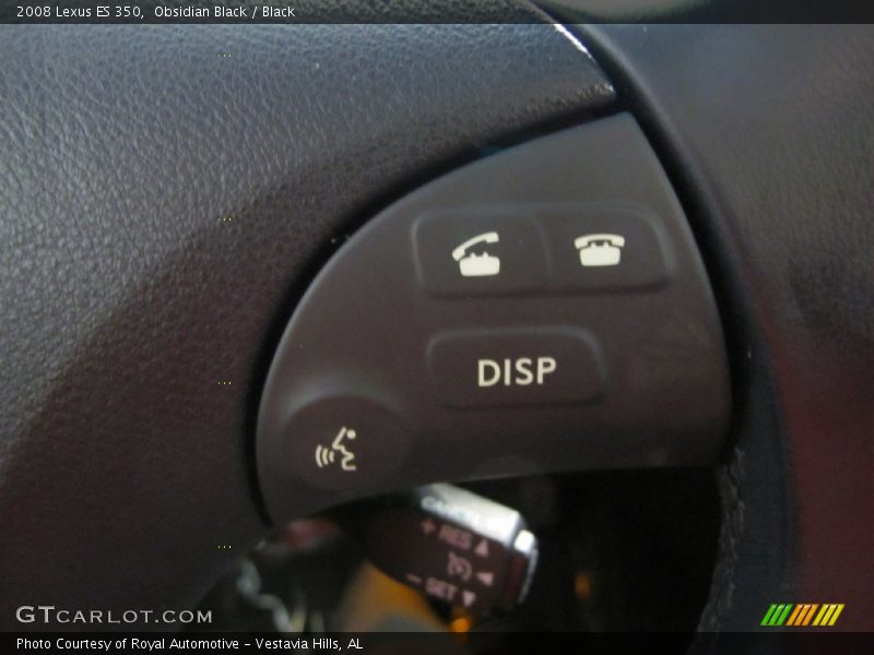 Obsidian Black / Black 2008 Lexus ES 350