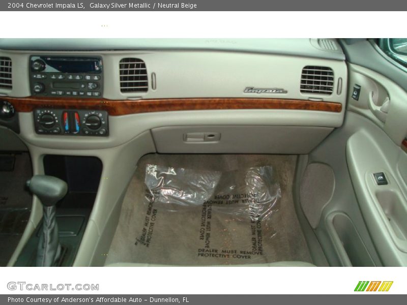 Galaxy Silver Metallic / Neutral Beige 2004 Chevrolet Impala LS
