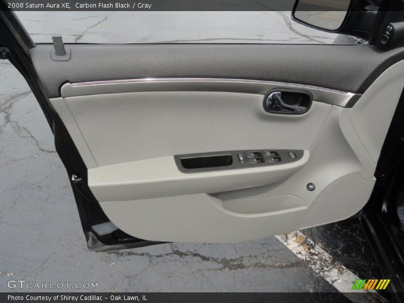 Carbon Flash Black / Gray 2008 Saturn Aura XE