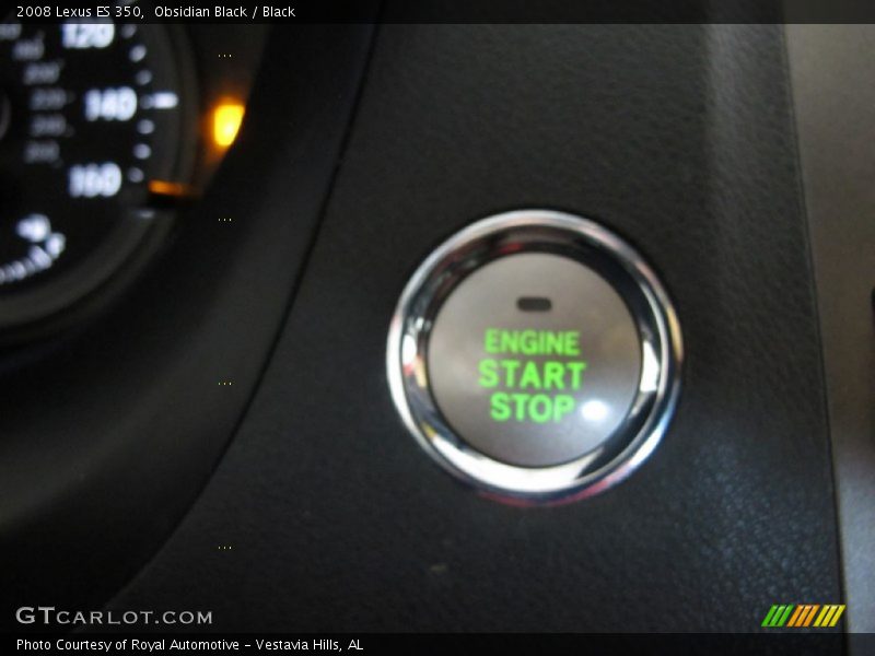 Obsidian Black / Black 2008 Lexus ES 350