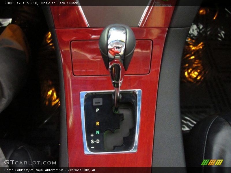 Obsidian Black / Black 2008 Lexus ES 350