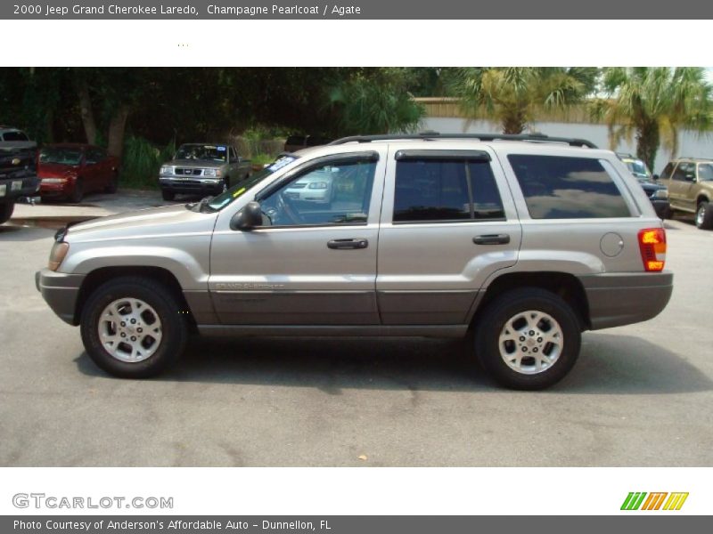Champagne Pearlcoat / Agate 2000 Jeep Grand Cherokee Laredo