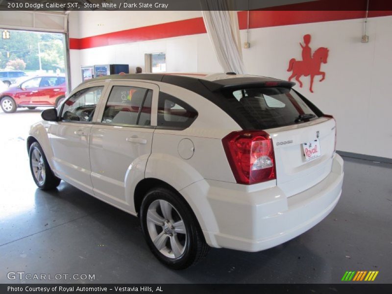 Stone White / Dark Slate Gray 2010 Dodge Caliber SXT