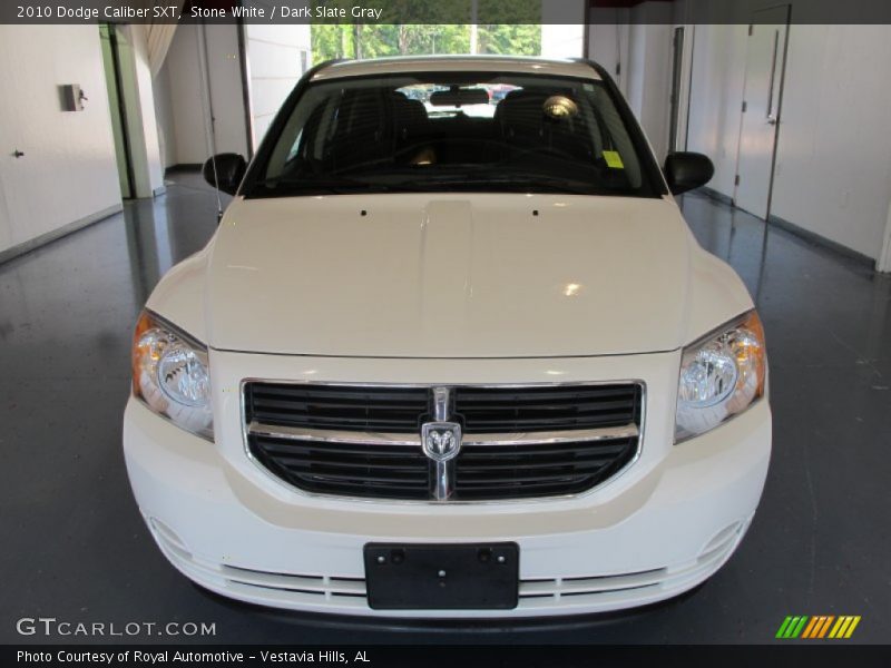Stone White / Dark Slate Gray 2010 Dodge Caliber SXT
