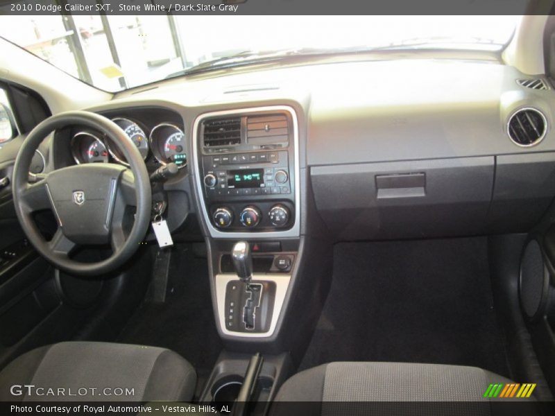 Stone White / Dark Slate Gray 2010 Dodge Caliber SXT