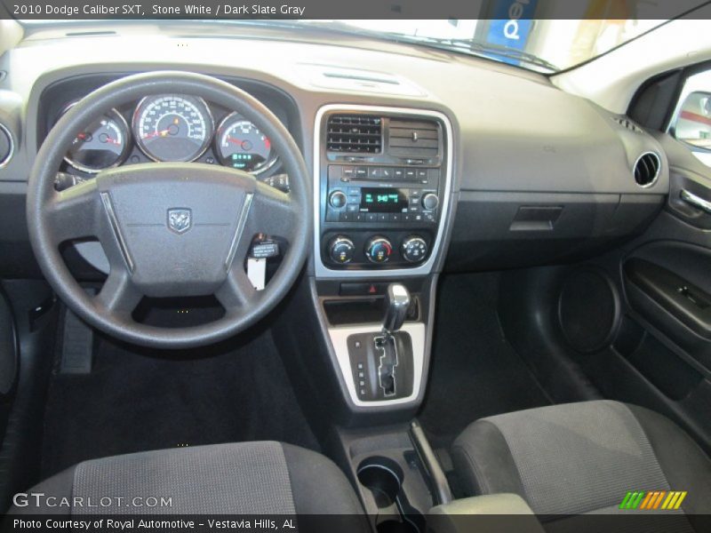 Stone White / Dark Slate Gray 2010 Dodge Caliber SXT