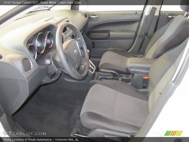 Stone White / Dark Slate Gray 2010 Dodge Caliber SXT