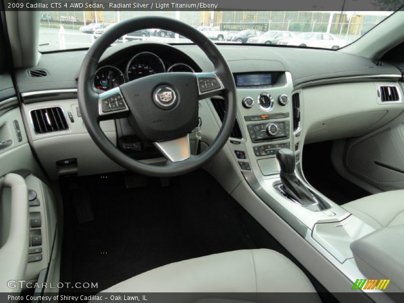 Radiant Silver / Light Titanium/Ebony 2009 Cadillac CTS 4 AWD Sedan