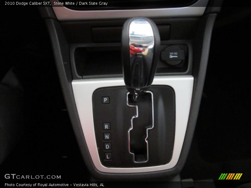 Stone White / Dark Slate Gray 2010 Dodge Caliber SXT