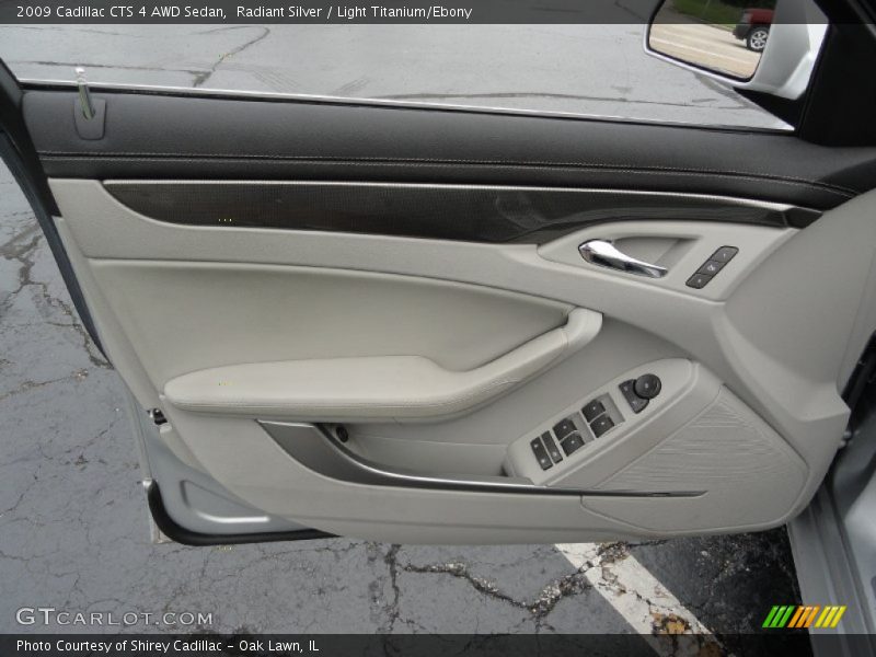Radiant Silver / Light Titanium/Ebony 2009 Cadillac CTS 4 AWD Sedan